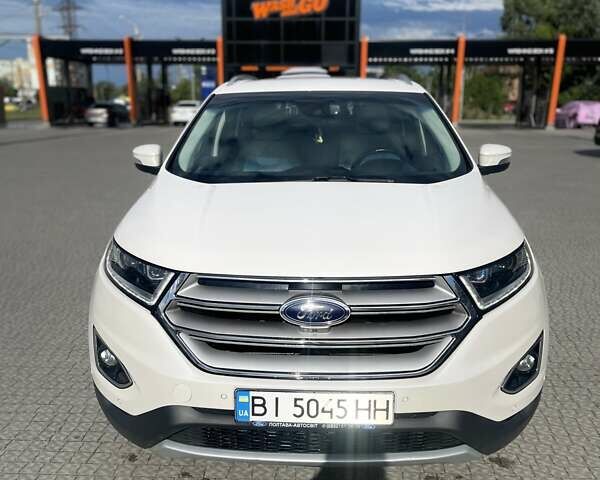 Белый Форд Эдж, объемом двигателя 2 л и пробегом 108 тыс. км за 23750 $, фото 1 на Automoto.ua