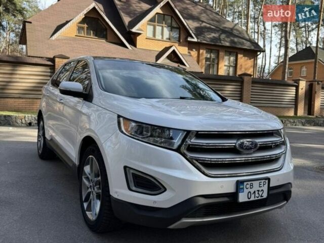 Белый Форд Эдж, объемом двигателя 2 л и пробегом 135 тыс. км за 15000 $, фото 1 на Automoto.ua