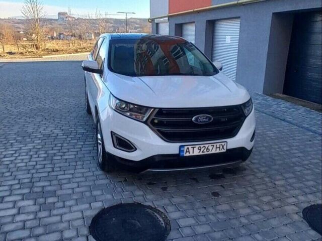 Білий Форд Едж, об'ємом двигуна 2 л та пробігом 50 тис. км за 18600 $, фото 1 на Automoto.ua