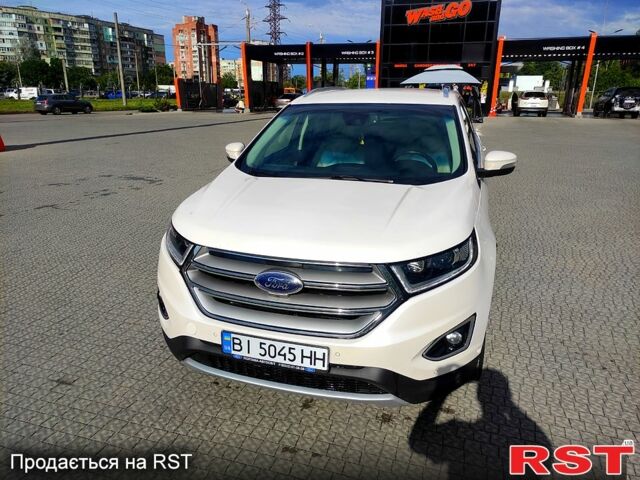 Белый Форд Эдж, объемом двигателя 2 л и пробегом 132 тыс. км за 21000 $, фото 1 на Automoto.ua