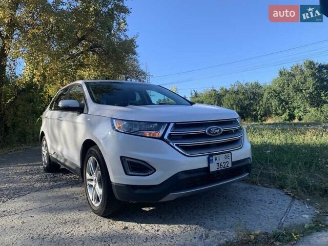 Белый Форд Эдж, объемом двигателя 2 л и пробегом 124 тыс. км за 19999 $, фото 1 на Automoto.ua