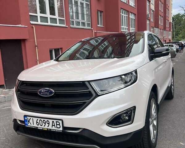 Белый Форд Эдж, объемом двигателя 2 л и пробегом 157 тыс. км за 17900 $, фото 1 на Automoto.ua