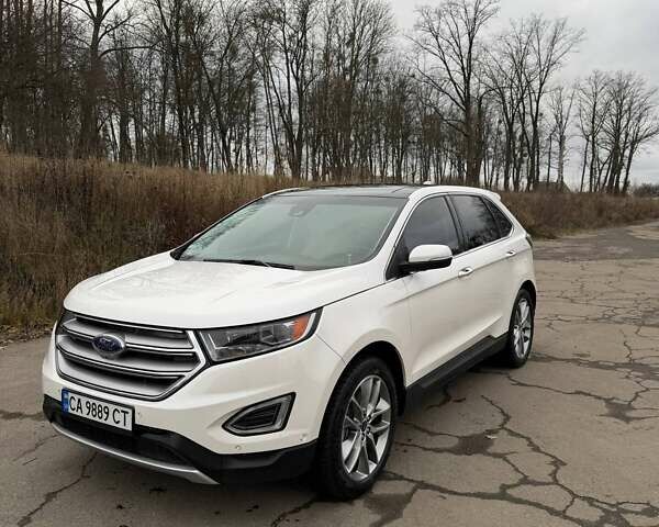 Белый Форд Эдж, объемом двигателя 3.5 л и пробегом 95 тыс. км за 22800 $, фото 1 на Automoto.ua