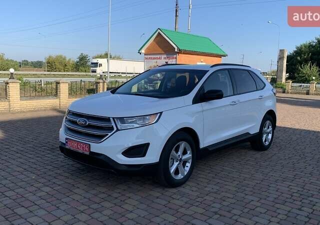 Белый Форд Эдж, объемом двигателя 2 л и пробегом 122 тыс. км за 15490 $, фото 1 на Automoto.ua