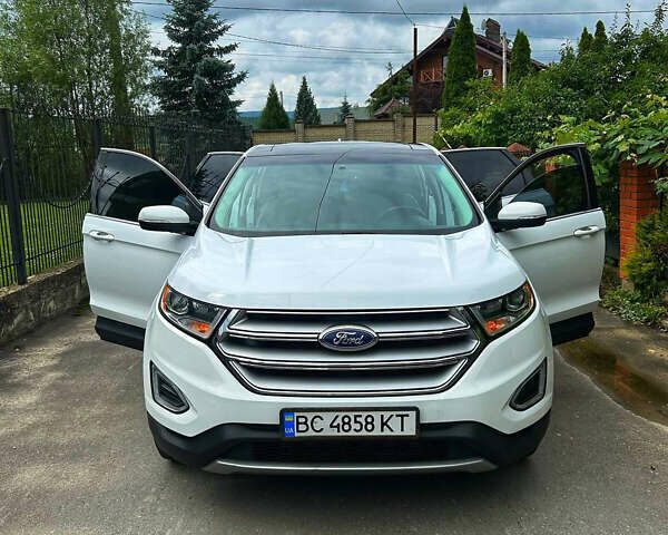 Білий Форд Едж, об'ємом двигуна 2 л та пробігом 70 тис. км за 17200 $, фото 1 на Automoto.ua