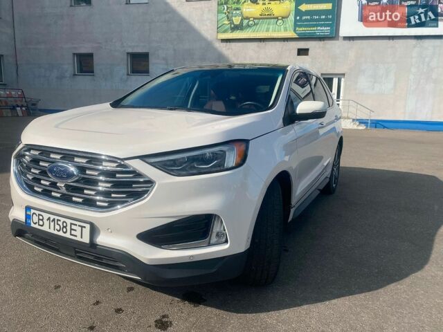Білий Форд Едж, об'ємом двигуна 2 л та пробігом 54 тис. км за 15000 $, фото 1 на Automoto.ua