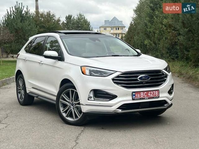 Белый Форд Эдж, объемом двигателя 2 л и пробегом 108 тыс. км за 20500 $, фото 1 на Automoto.ua