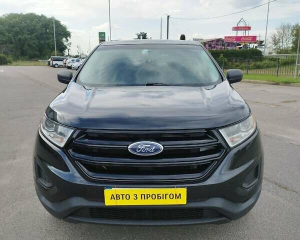 Черный Форд Эдж, объемом двигателя 2 л и пробегом 242 тыс. км за 12900 $, фото 1 на Automoto.ua