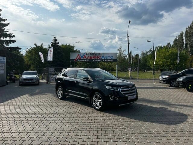 Черный Форд Эдж, объемом двигателя 2 л и пробегом 172 тыс. км за 17000 $, фото 1 на Automoto.ua