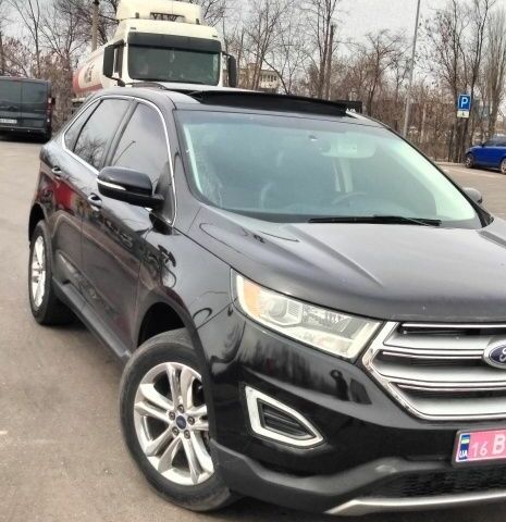 Черный Форд Эдж, объемом двигателя 2 л и пробегом 170 тыс. км за 14000 $, фото 1 на Automoto.ua