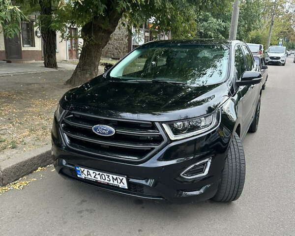 Черный Форд Эдж, объемом двигателя 2 л и пробегом 186 тыс. км за 17500 $, фото 1 на Automoto.ua