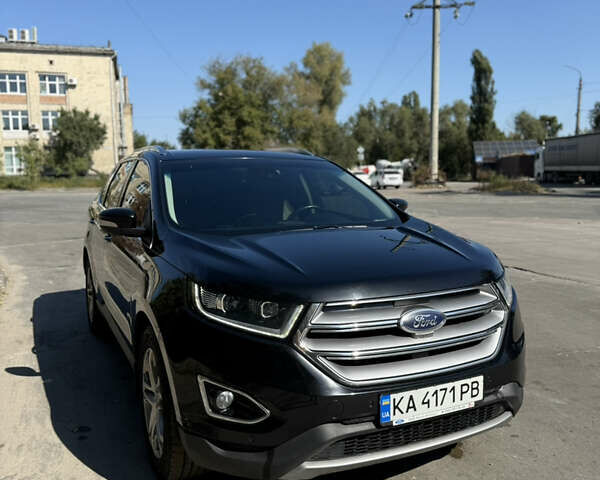 Черный Форд Эдж, объемом двигателя 2 л и пробегом 170 тыс. км за 22000 $, фото 1 на Automoto.ua