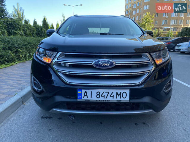 Черный Форд Эдж, объемом двигателя 2 л и пробегом 205 тыс. км за 16500 $, фото 1 на Automoto.ua