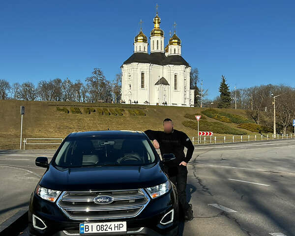 Черный Форд Эдж, объемом двигателя 2 л и пробегом 108 тыс. км за 18000 $, фото 1 на Automoto.ua