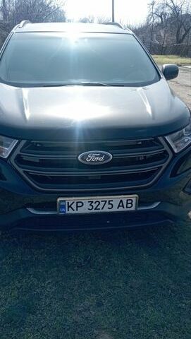 Черный Форд Эдж, объемом двигателя 2 л и пробегом 216 тыс. км за 13500 $, фото 1 на Automoto.ua