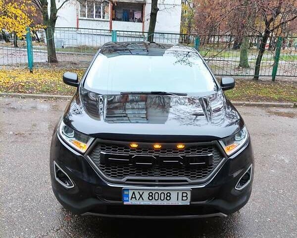 Черный Форд Эдж, объемом двигателя 2 л и пробегом 82 тыс. км за 17500 $, фото 1 на Automoto.ua