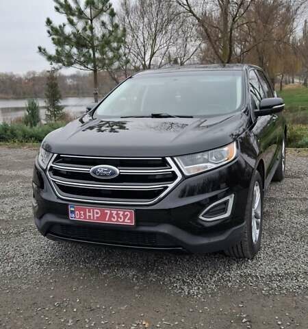 Черный Форд Эдж, объемом двигателя 2 л и пробегом 190 тыс. км за 16000 $, фото 1 на Automoto.ua