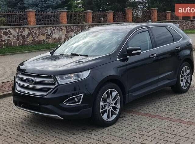 Черный Форд Эдж, объемом двигателя 2 л и пробегом 160 тыс. км за 18500 $, фото 1 на Automoto.ua
