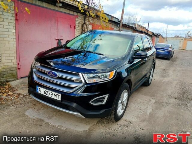 Черный Форд Эдж, объемом двигателя 2 л и пробегом 76 тыс. км за 16900 $, фото 1 на Automoto.ua