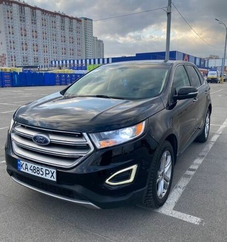 Черный Форд Эдж, объемом двигателя 2 л и пробегом 209 тыс. км за 14400 $, фото 1 на Automoto.ua