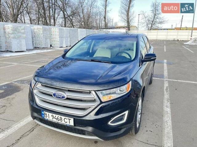 Черный Форд Эдж, объемом двигателя 2 л и пробегом 110 тыс. км за 18800 $, фото 1 на Automoto.ua