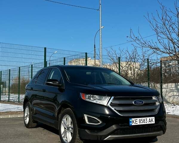 Черный Форд Эдж, объемом двигателя 2 л и пробегом 132 тыс. км за 18500 $, фото 1 на Automoto.ua