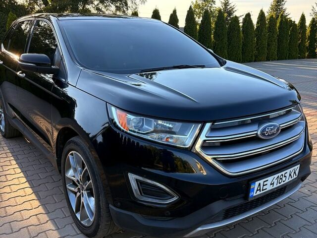 Черный Форд Эдж, объемом двигателя 2 л и пробегом 140 тыс. км за 17000 $, фото 1 на Automoto.ua