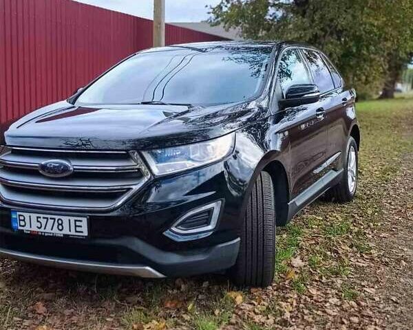 Черный Форд Эдж, объемом двигателя 2 л и пробегом 171 тыс. км за 18008 $, фото 1 на Automoto.ua