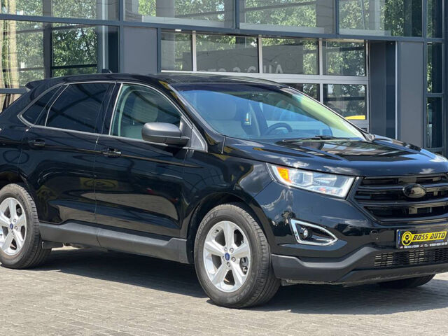 Черный Форд Эдж, объемом двигателя 2 л и пробегом 106 тыс. км за 16700 $, фото 1 на Automoto.ua