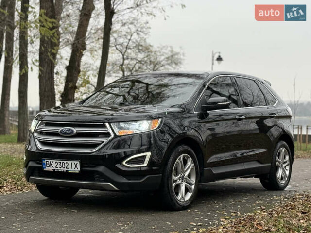 Черный Форд Эдж, объемом двигателя 2 л и пробегом 168 тыс. км за 14700 $, фото 1 на Automoto.ua