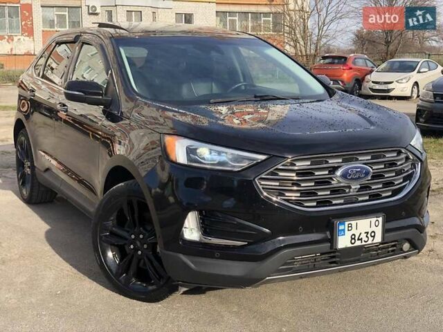 Черный Форд Эдж, объемом двигателя 2 л и пробегом 80 тыс. км за 18500 $, фото 1 на Automoto.ua