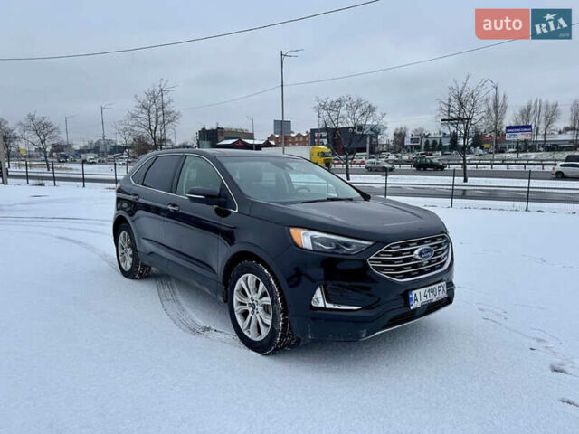 Черный Форд Эдж, объемом двигателя 2 л и пробегом 151 тыс. км за 12500 $, фото 1 на Automoto.ua