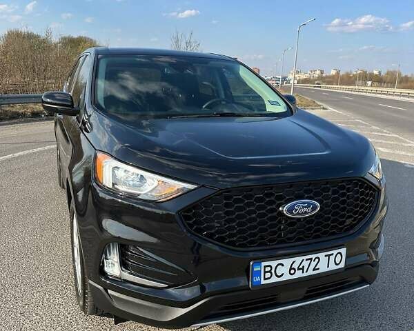 Черный Форд Эдж, объемом двигателя 2 л и пробегом 77 тыс. км за 22299 $, фото 1 на Automoto.ua