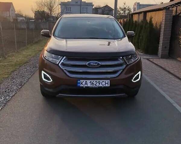 Коричневий Форд Едж, об'ємом двигуна 2 л та пробігом 146 тис. км за 19000 $, фото 1 на Automoto.ua