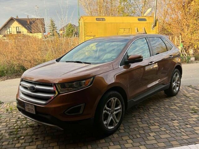 Форд Едж 2017 у Києві на Automoto.ua Коричневий Форд Едж, об'ємом двигуна 2 л та пробігом 66 тис. км за 18600 $, фото 1 на Automoto.ua