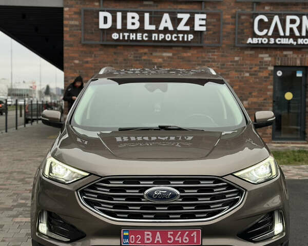 Коричневый Форд Эдж, объемом двигателя 2 л и пробегом 159 тыс. км за 16950 $, фото 1 на Automoto.ua