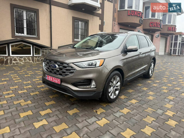 Коричневый Форд Эдж, объемом двигателя 2 л и пробегом 158 тыс. км за 15800 $, фото 1 на Automoto.ua