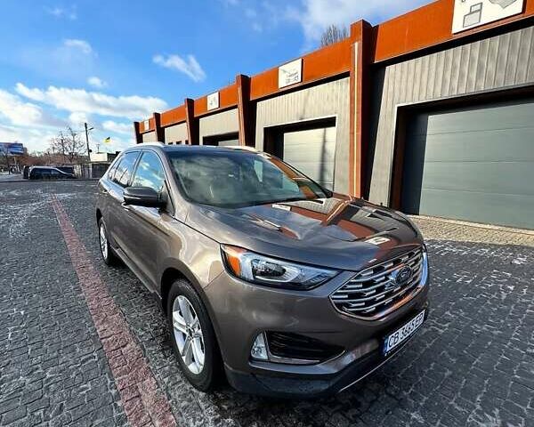 Коричневый Форд Эдж, объемом двигателя 2 л и пробегом 135 тыс. км за 18100 $, фото 1 на Automoto.ua