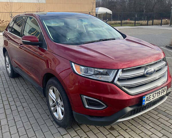 Красный Форд Эдж, объемом двигателя 2 л и пробегом 83 тыс. км за 19000 $, фото 1 на Automoto.ua