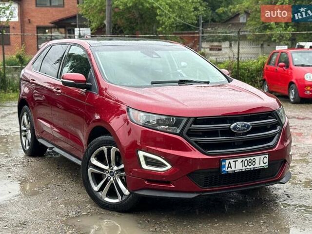 Красный Форд Эдж, объемом двигателя 2.7 л и пробегом 240 тыс. км за 15000 $, фото 1 на Automoto.ua