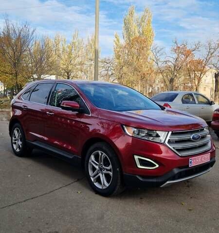 Червоний Форд Едж, об'ємом двигуна 2 л та пробігом 200 тис. км за 15300 $, фото 1 на Automoto.ua