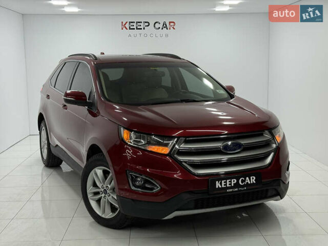 Красный Форд Эдж, объемом двигателя 2 л и пробегом 92 тыс. км за 15200 $, фото 1 на Automoto.ua