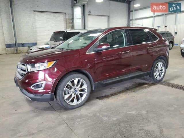 Красный Форд Эдж, объемом двигателя 2 л и пробегом 77 тыс. км за 3000 $, фото 1 на Automoto.ua