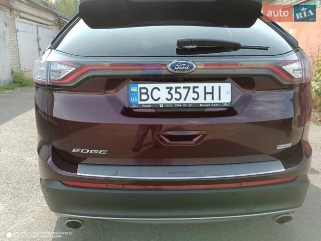Красный Форд Эдж, объемом двигателя 2 л и пробегом 31 тыс. км за 25500 $, фото 1 на Automoto.ua