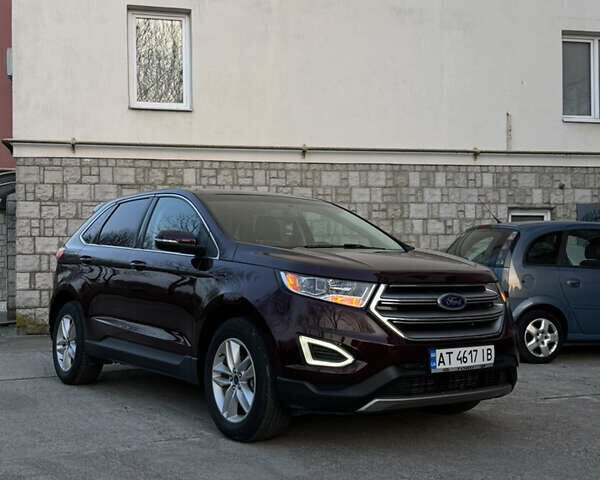 Форд Эдж 2017 в Ивано-Франковске на Automoto.ua Красный Форд Эдж, объемом двигателя 2 л и пробегом 169 тыс. км за 15500 $, фото 1 на Automoto.ua