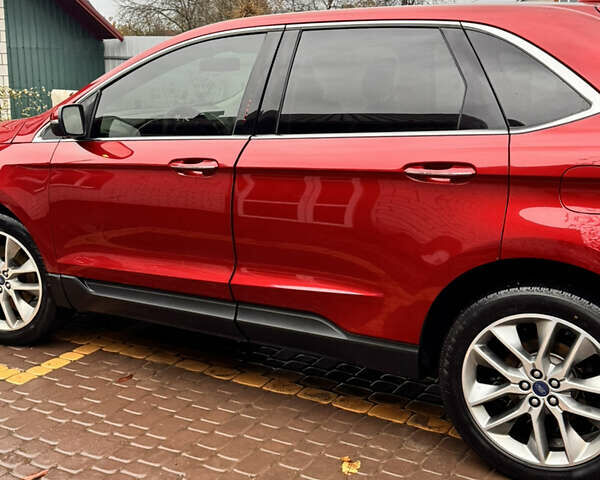 Красный Форд Эдж, объемом двигателя 2 л и пробегом 168 тыс. км за 20000 $, фото 1 на Automoto.ua