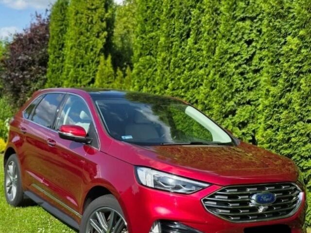 Красный Форд Эдж, объемом двигателя 2 л и пробегом 95 тыс. км за 10300 $, фото 1 на Automoto.ua