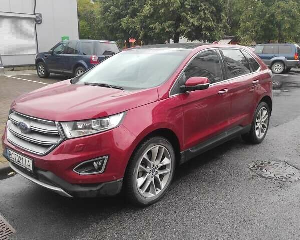 Червоний Форд Едж, об'ємом двигуна 2 л та пробігом 87 тис. км за 14999 $, фото 1 на Automoto.ua