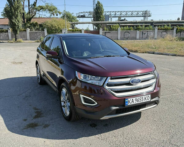 Красный Форд Эдж, объемом двигателя 3.5 л и пробегом 98 тыс. км за 20800 $, фото 1 на Automoto.ua