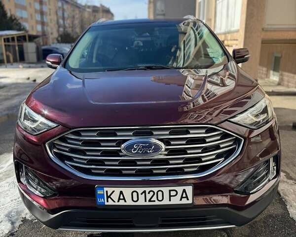 Червоний Форд Едж, об'ємом двигуна 2 л та пробігом 110 тис. км за 17400 $, фото 1 на Automoto.ua
